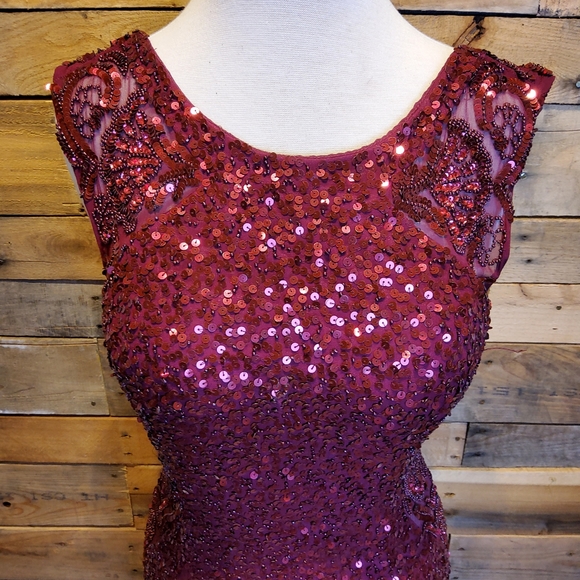 Scala Beaded Formal Mini Dress - Picture 2 of 10
